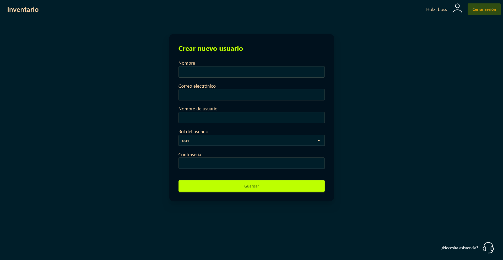 Gestor de inventario - 7